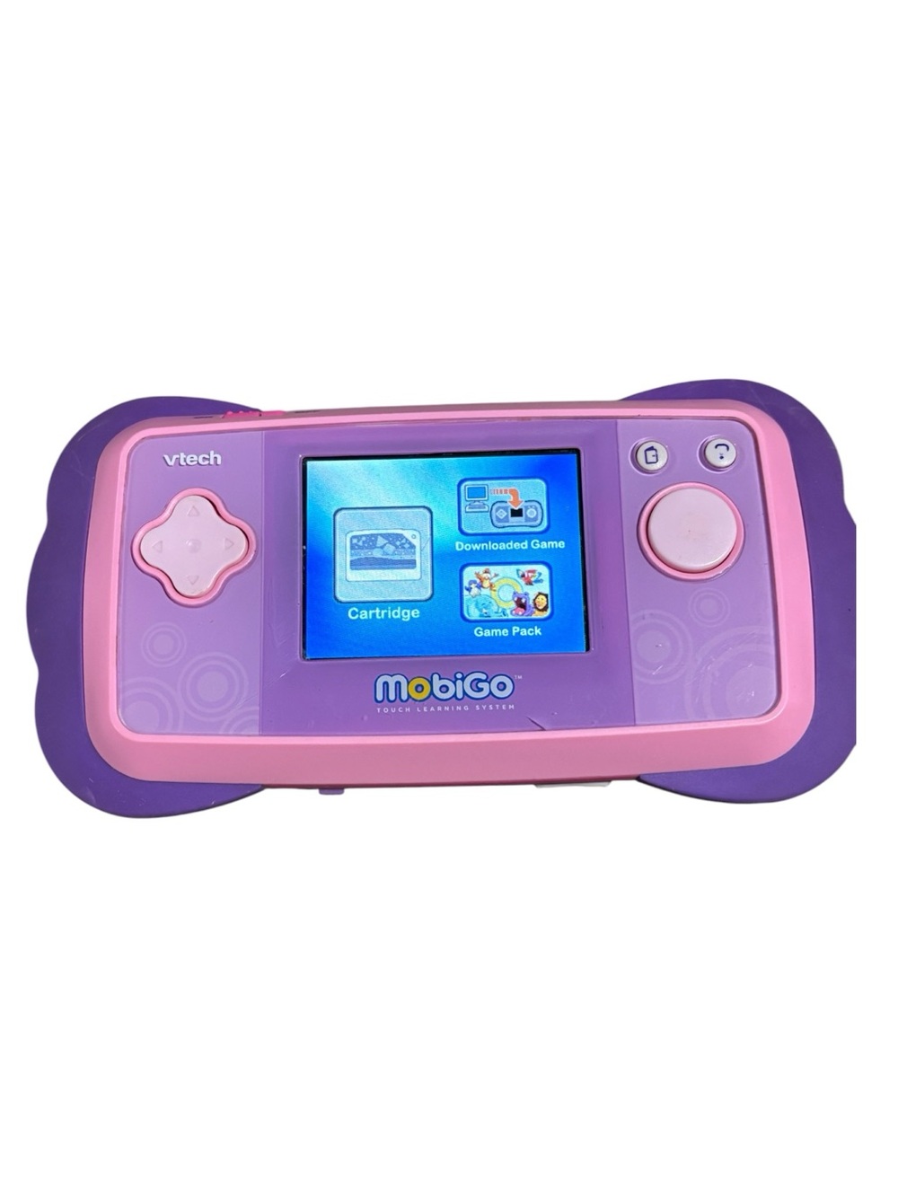 VTech MobiGo Pink and Purple Handheld Game Learning System & 1 Game